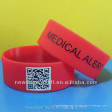 cheap qr code silicone bracelets